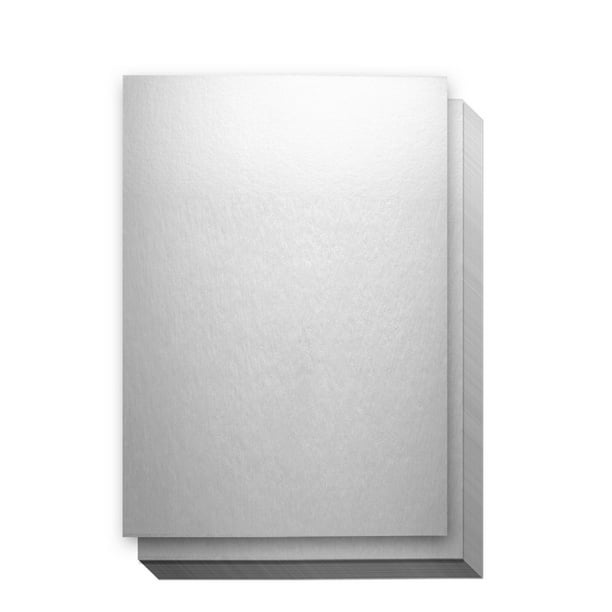 Shimmer Paper for Crafts Baby Shower A4 Size 250gsm Cardstock 11.75 x 8.5 Inches 50-Pack Metallic Silver Cardstock Wedding Juvale Metallic Silver Papers